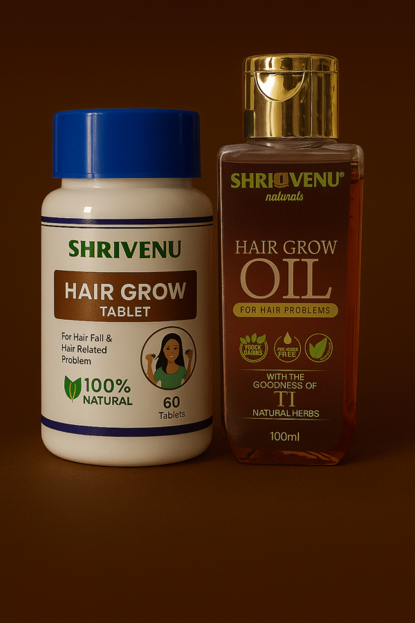 Shrivenu Hair Grow Oil – 100% Natural Solution for Strong & Healthy Hair